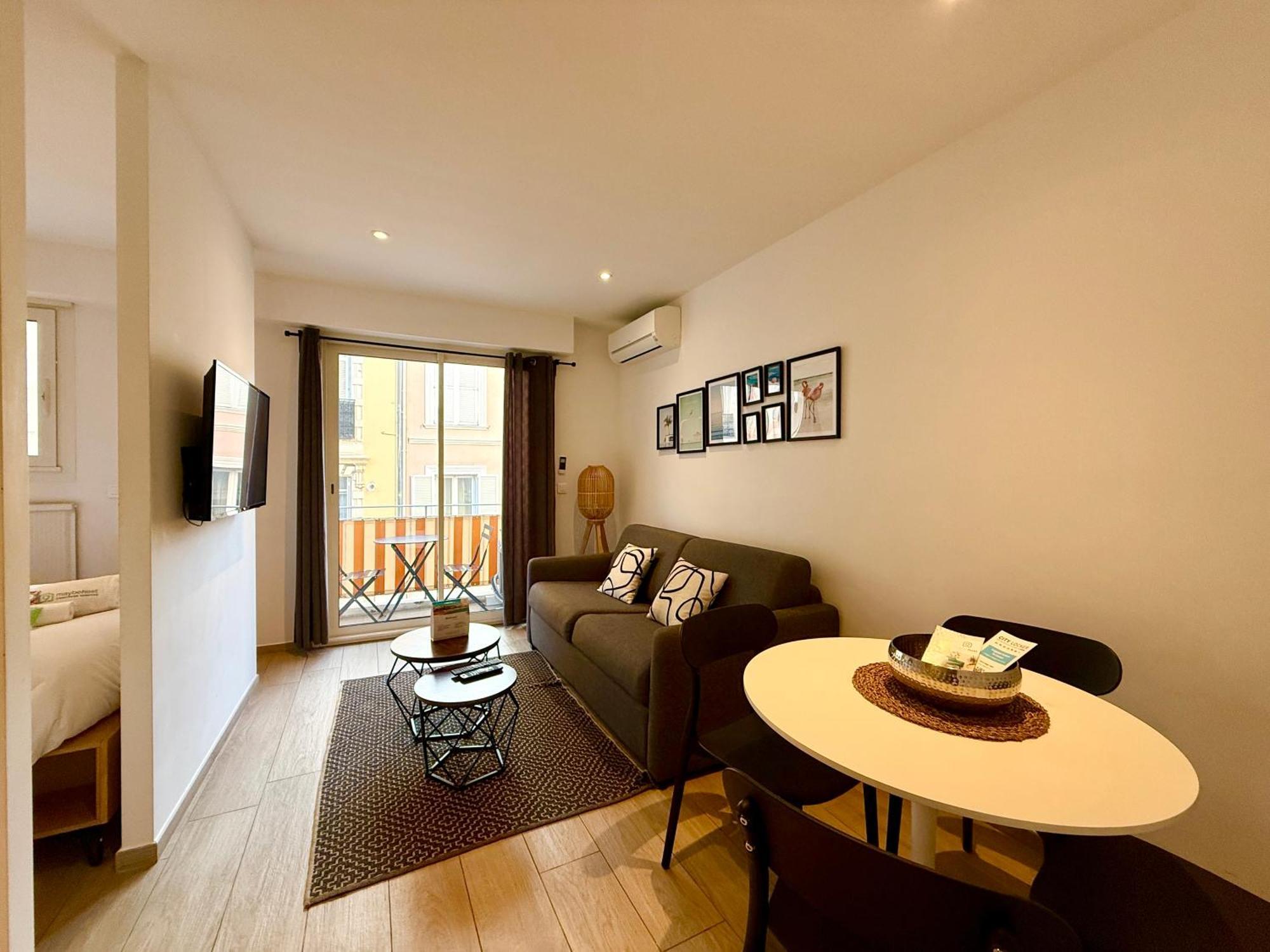 C001-Beau Studio Neuf Situe Au Centre Канны Экстерьер фото