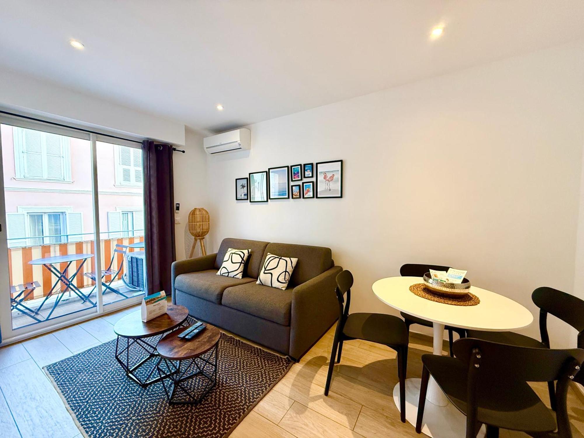 C001-Beau Studio Neuf Situe Au Centre Канны Экстерьер фото